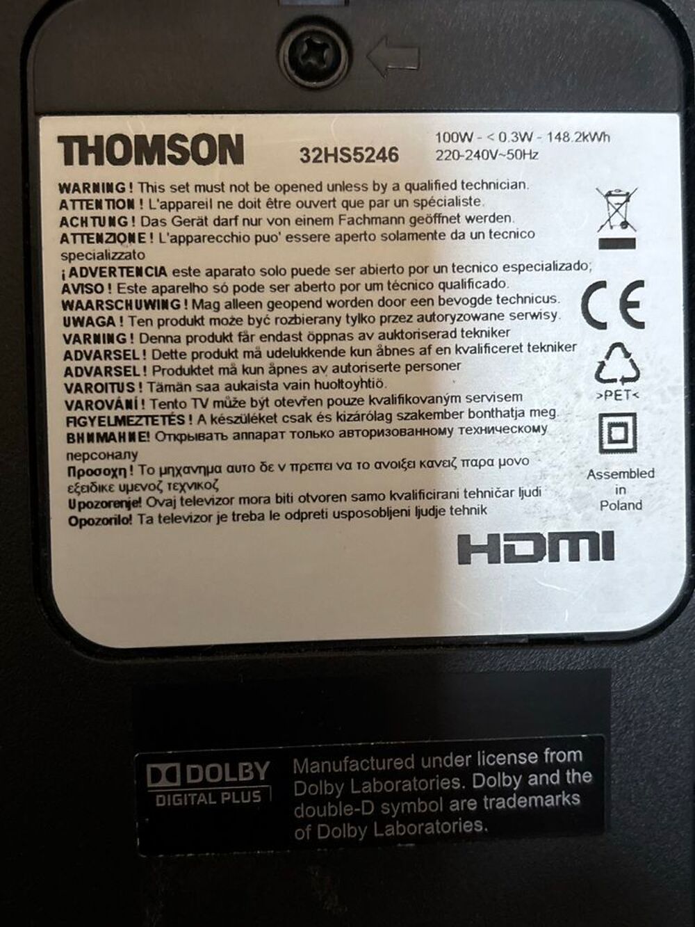 t&eacute;l&eacute; Thomson Photos/Video/TV