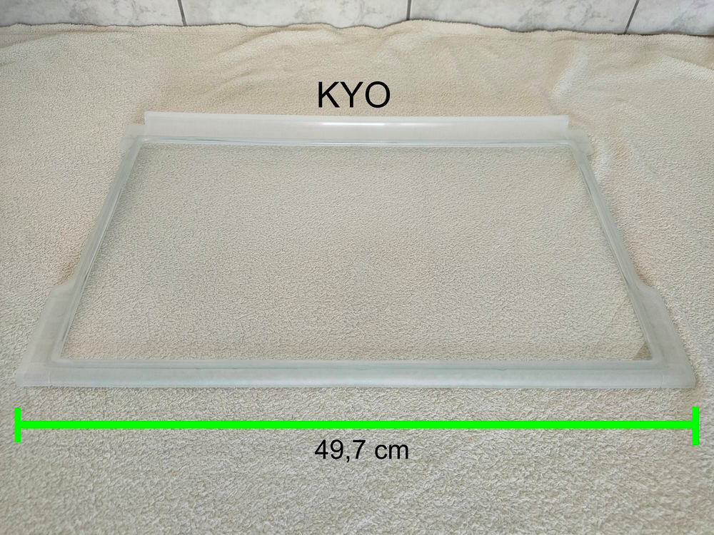 Whirlpool Clayette &eacute;tag&egrave;re, verre transparent 481245088283 Electroménager