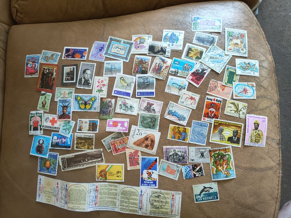 de lots de 500 timbres excellent &eacute;tat 