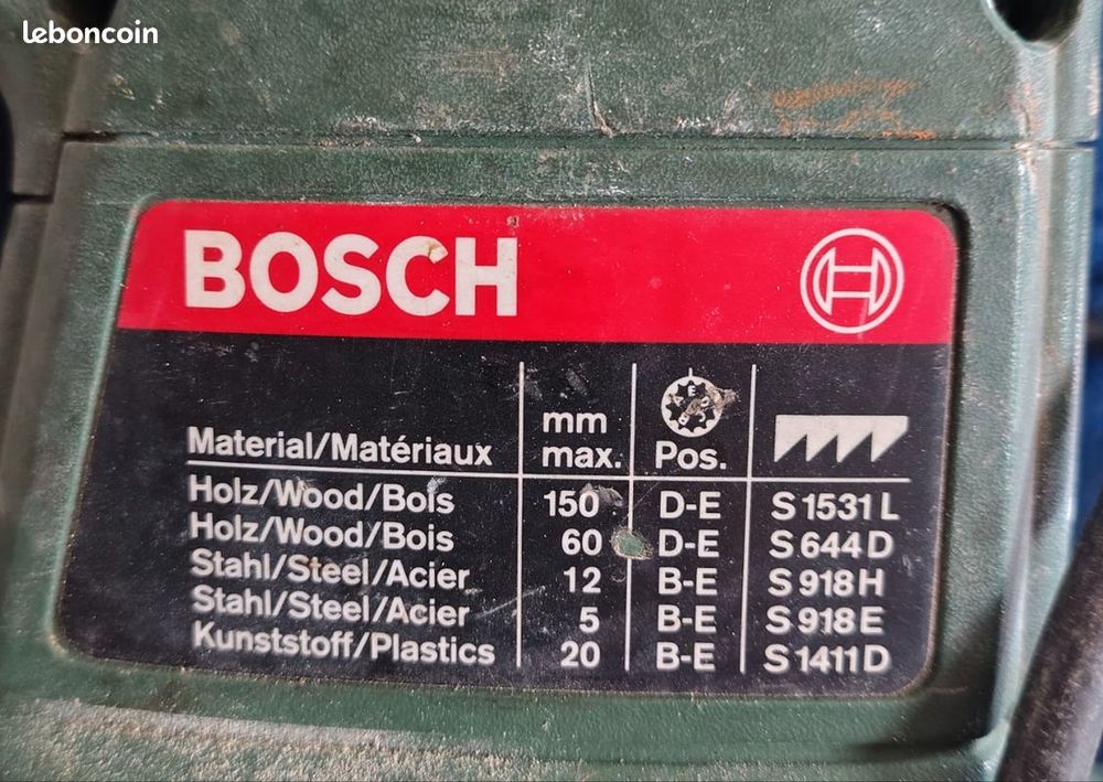 Scie Sabre Filaire Bosch 550w Bricolage