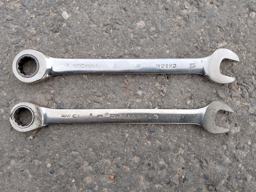 WURTH Cl&eacute; mixte &agrave; cliquet 72 dents 13 mm Bricolage