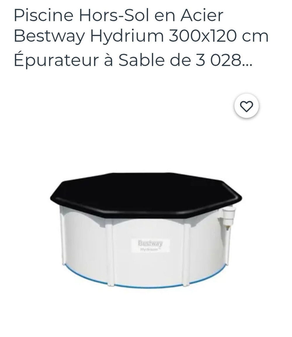 Piscine acier Jardin