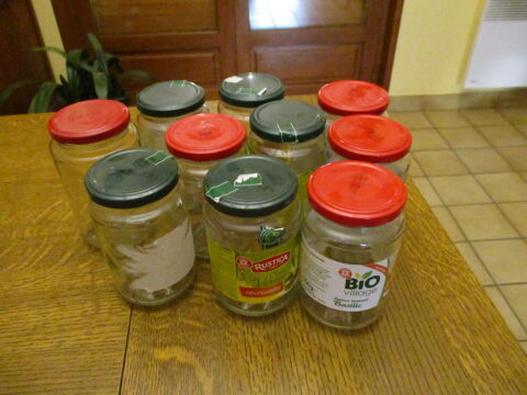 10 pots en verre de 350 grammes = 30 centimes pour un 0 M�rignies (59)