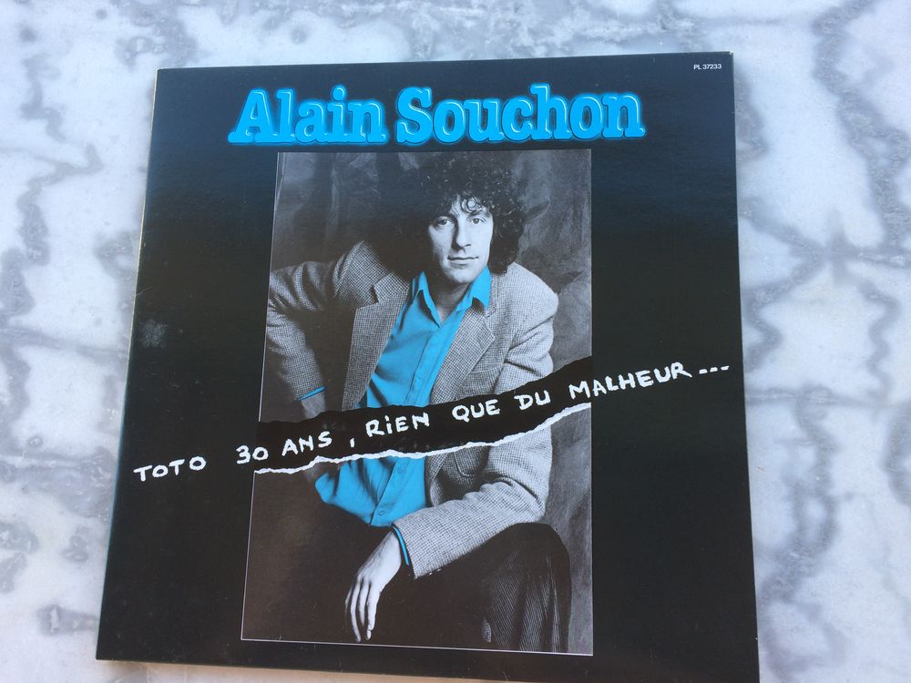 Disque 33 tours vinyle d'Alain Souchon CD et vinyles