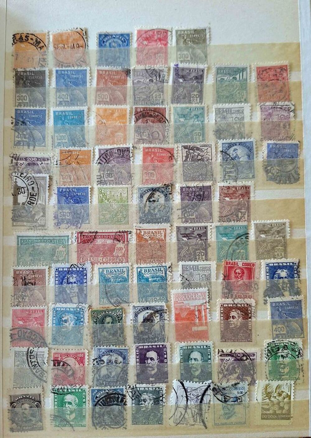 S&eacute;rie de timbres de collection du Br&eacute;sil (Bolivie) 