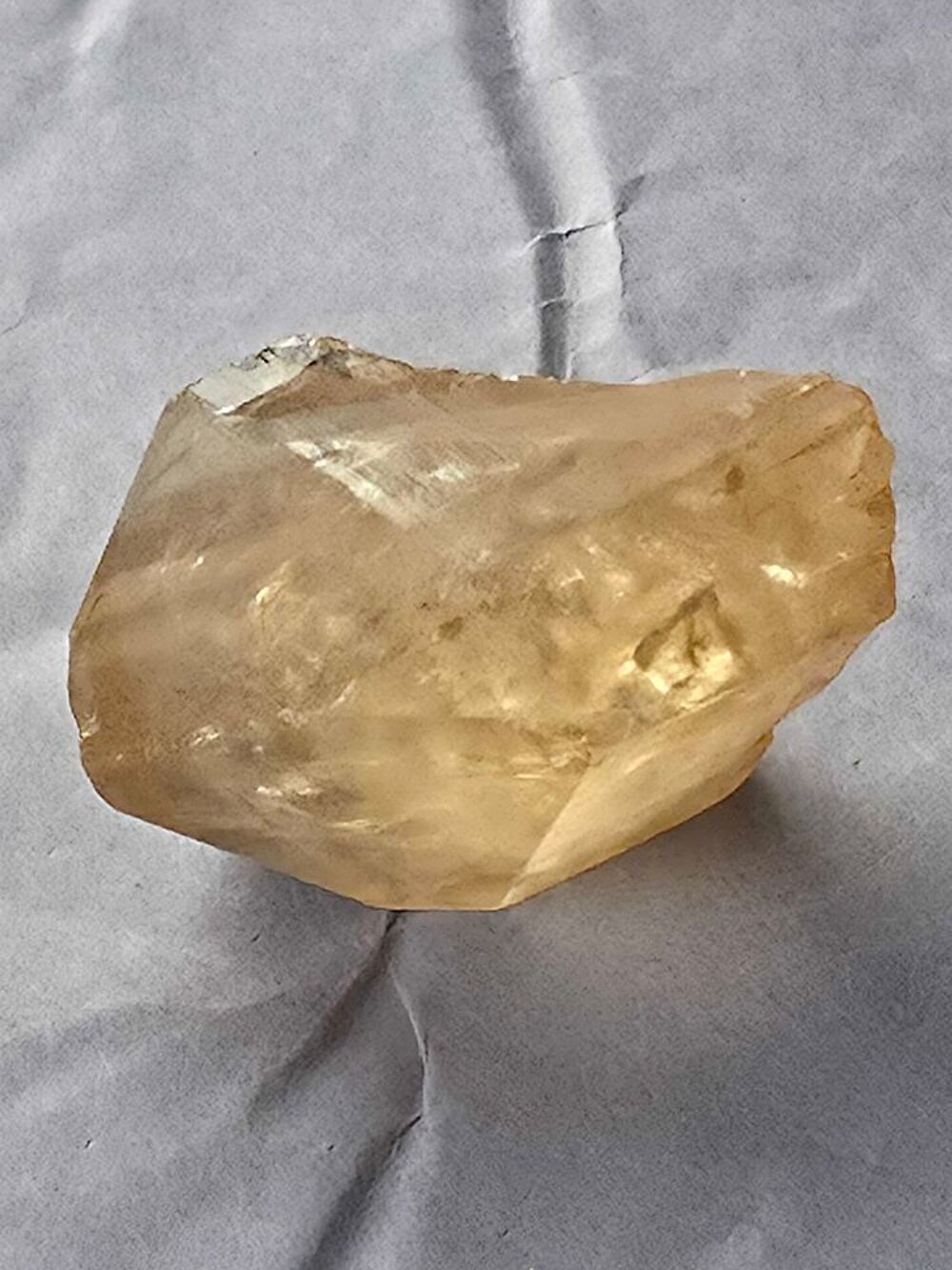 V&eacute;ritable Citrine Naturelle de Kolwezi RDC-37g 