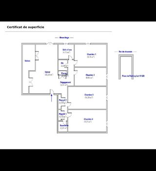  Appartement  vendre 5 pices 100 m La batarelle