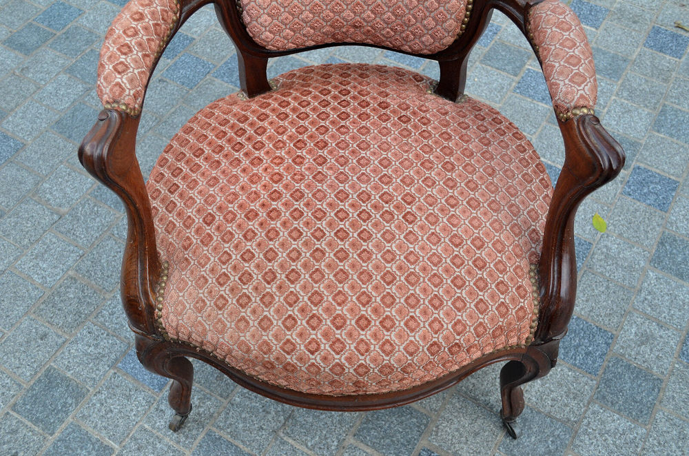 Paire de fauteuils Napol&eacute;on III Acajou Meubles