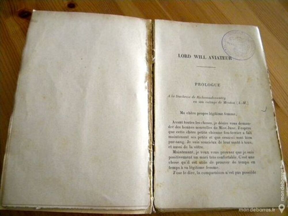 Lord Will Aviateur et autres histoires - 1911 Livres et BD