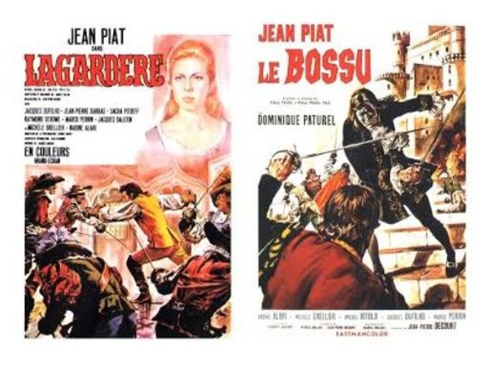 LAGARDERE et LE BOSSU jean piat DVD et blu-ray