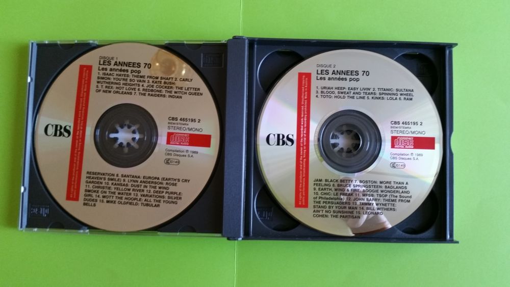 LES ANN&Eacute;ES POP CD et vinyles