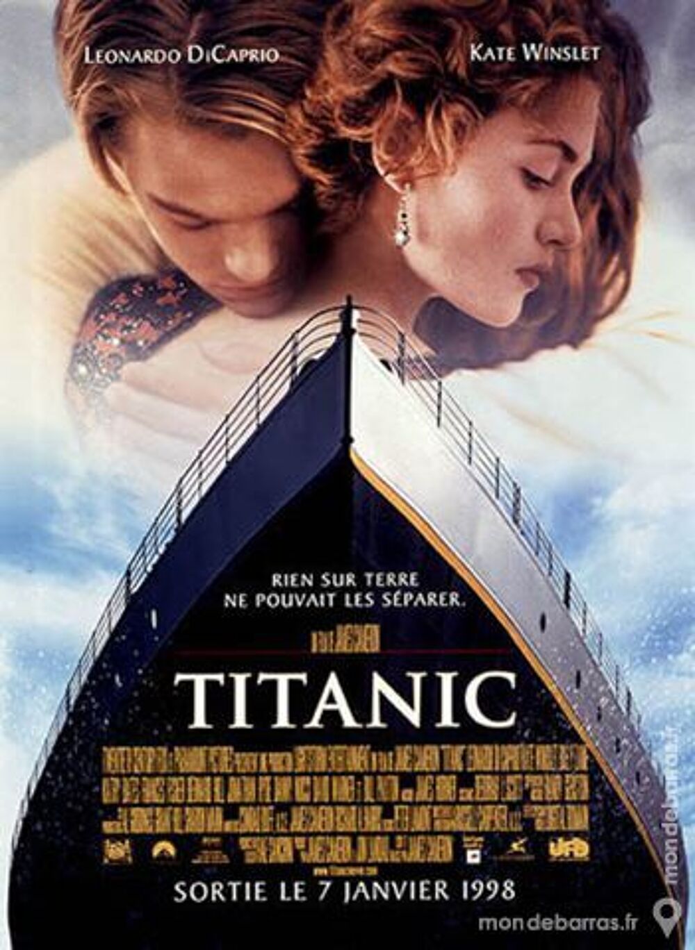 TITANIC Affiche de Cin&eacute;ma 1998 GF 120x160 