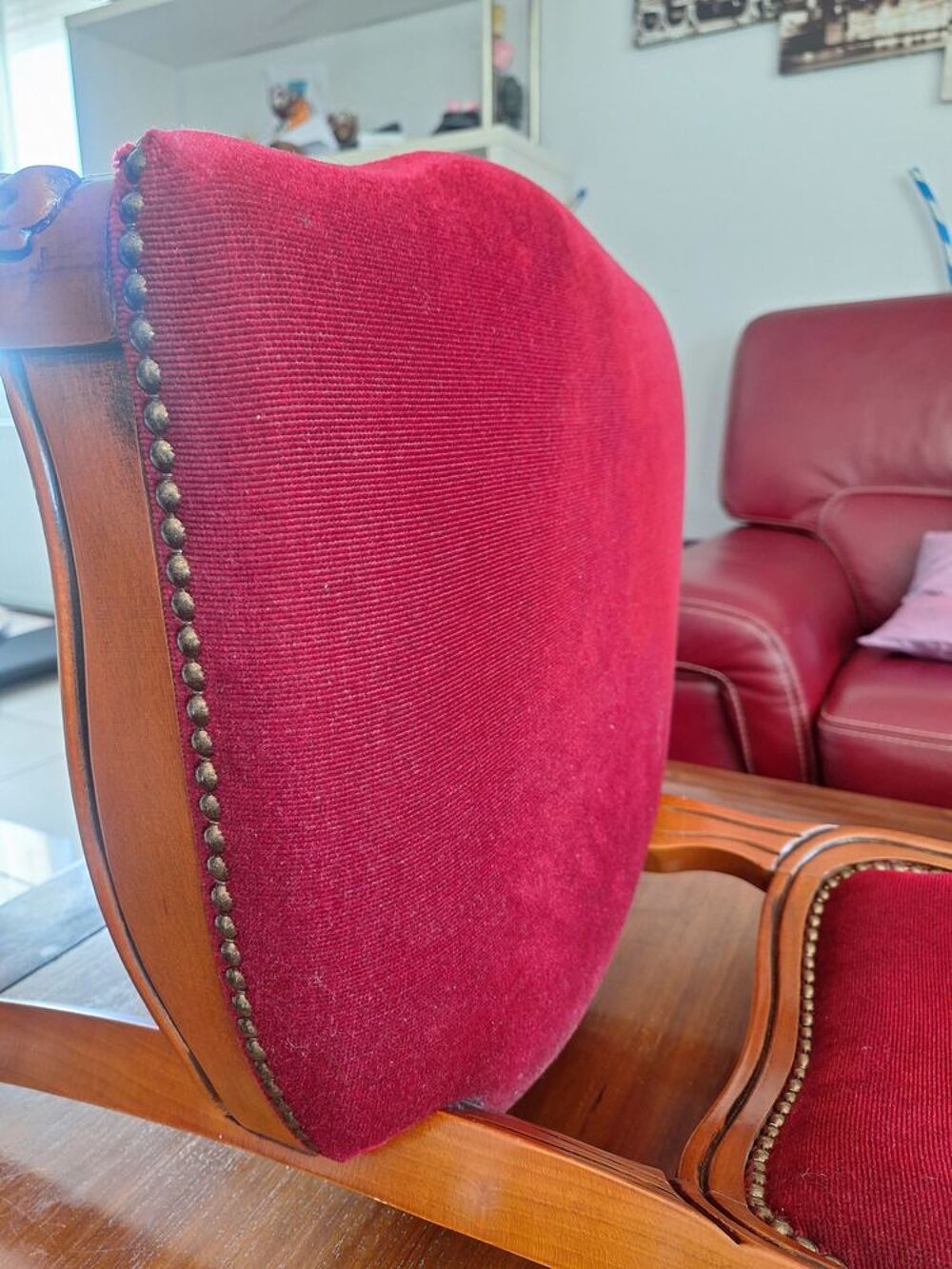 Superbe ensemble de [8/10] chaises Louis XV en merisier mass Meubles