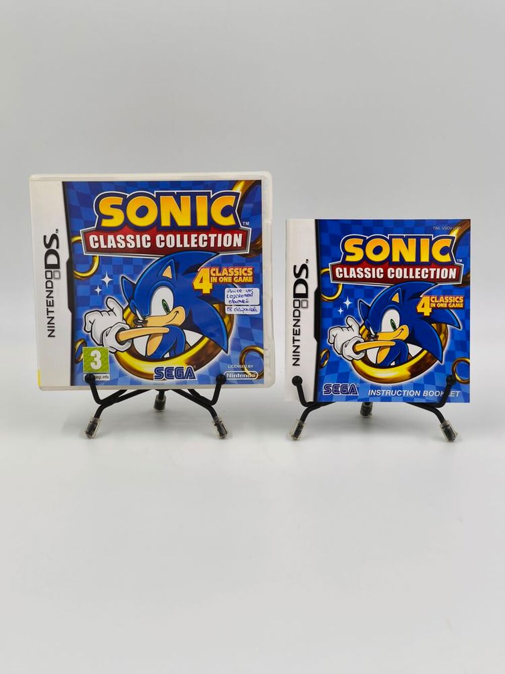 Jeu Nintendo DS Sonic Classic Collection en boite, complet Consoles et jeux vidéos