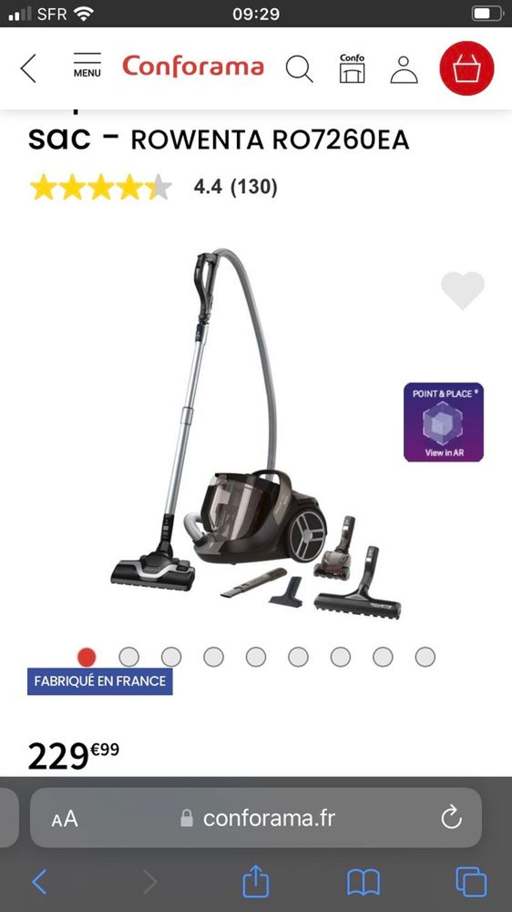 aspirateur ROWENTA Electroménager