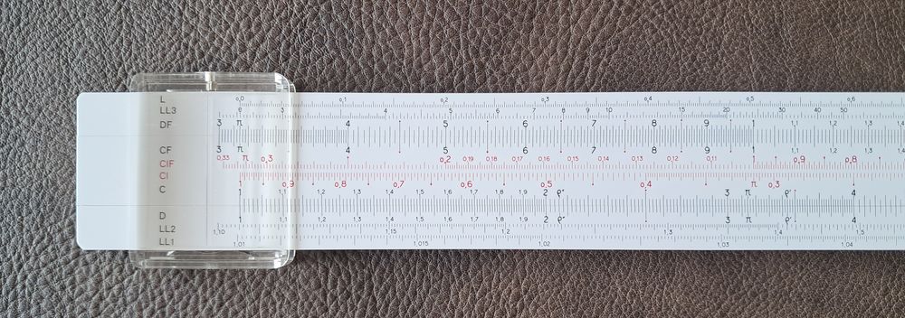 r&egrave;gle de calcul grapholex 694 avec &eacute;tui et notice Bricolage