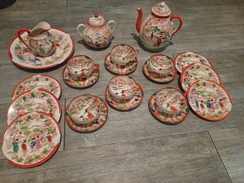 Service &agrave; th&eacute; japonais 6 personnes complet Cuisine