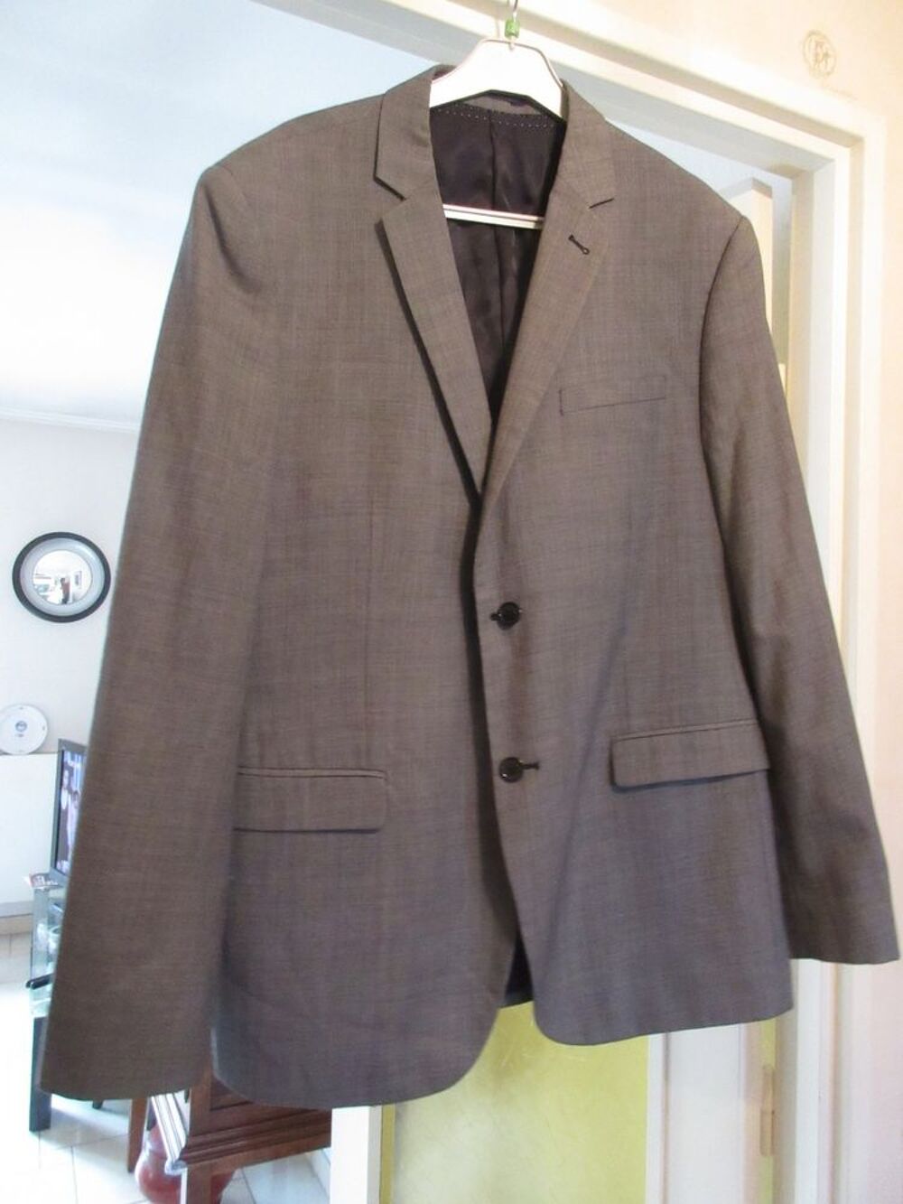 Veste homme grise Vêtements