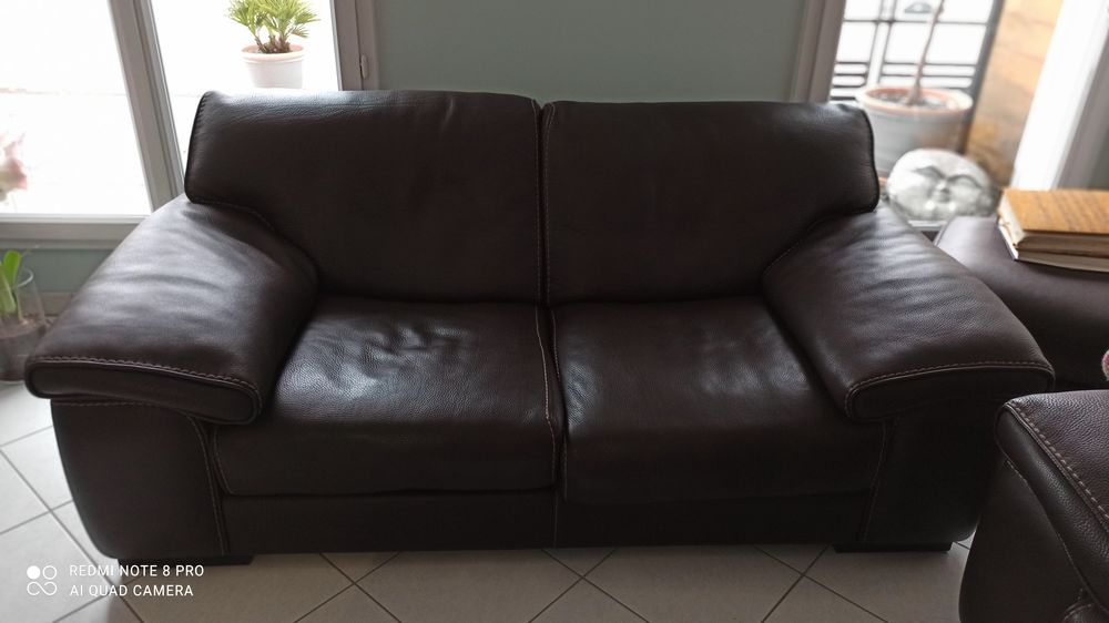 Canap&eacute; cuir Roche Bobois Meubles