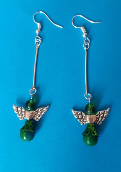 boucles d'oreilles Ange en pierre verte 5 La Seyne-sur-Mer (83)