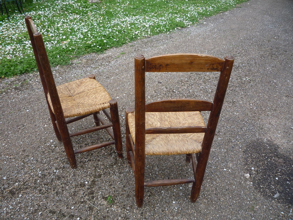 Chaise paill&eacute;e Languedocienne ancienne Meubles