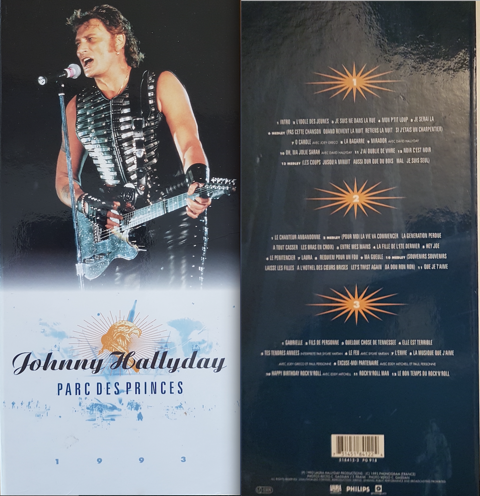  3 x CD ALBUM JOHNNY HALLYDAY 1993 20 Cachan (94)