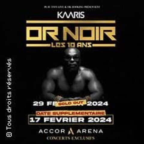 Billet kaaris bercy  100 Romainville (93)