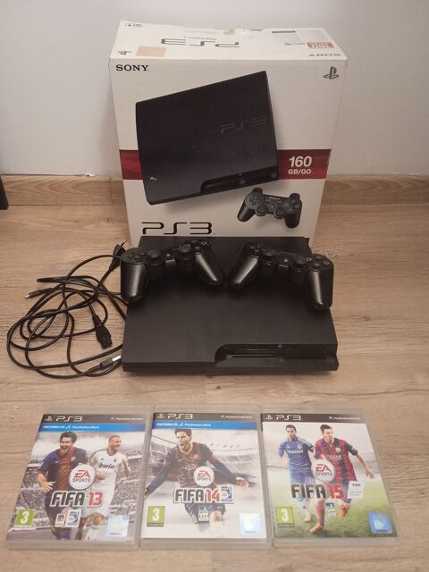 PS3 160 Go + jeux vidos 55 Saint-Herblain (44)
