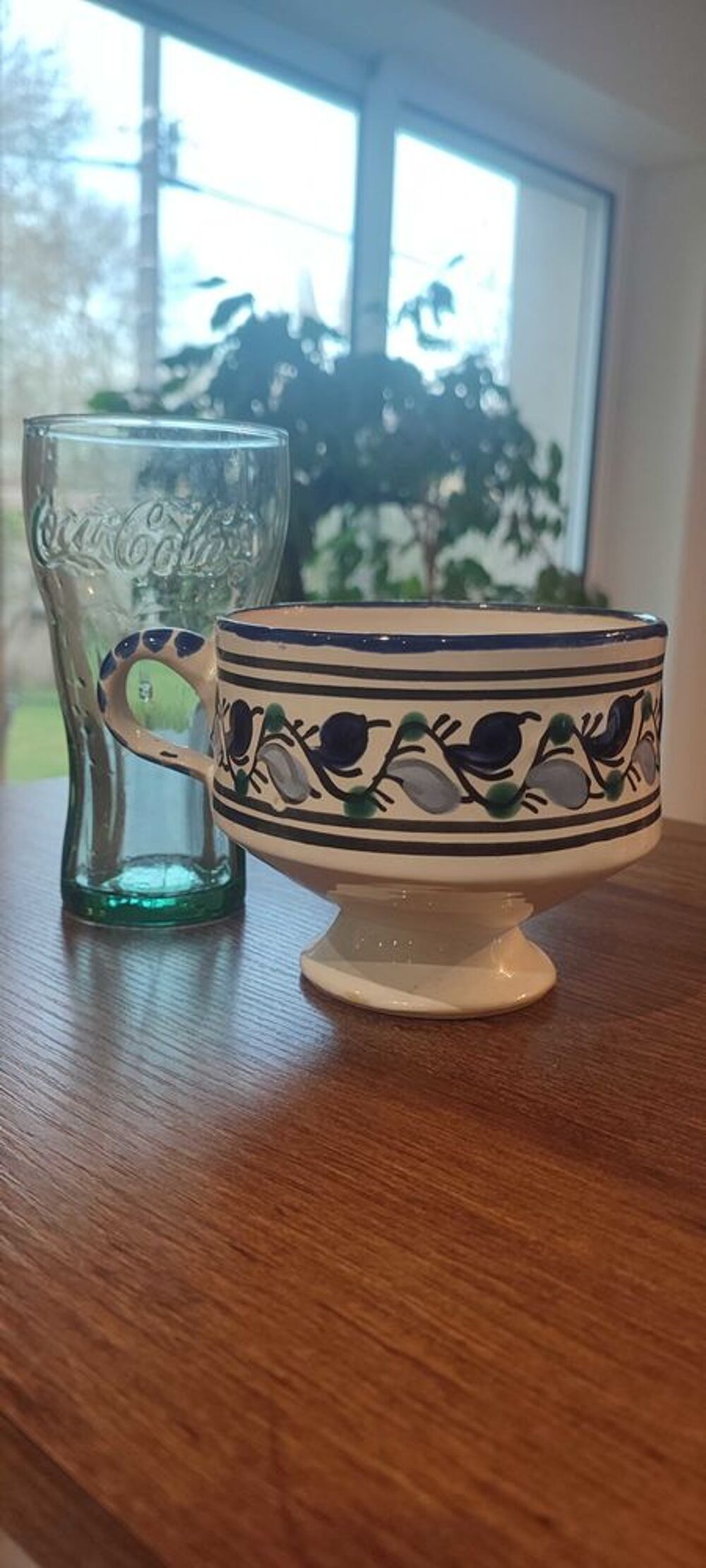 Paire de Grandes tasses de 500 ml en C&eacute;ramique du Maghreb 