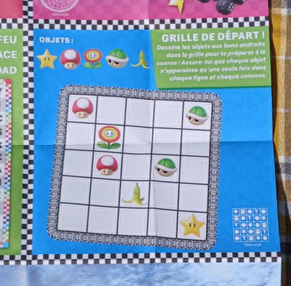 Jeu Mario Kart n&deg; 3 : Mc Donalds' Ann&eacute;e 2024 - Neuf Jeux / jouets