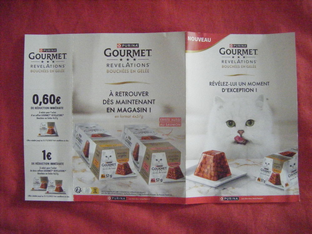 PURINA Gourmet bouch&eacute;es en gel&eacute;e au poulet 2x57g pour CHAT Bricolage