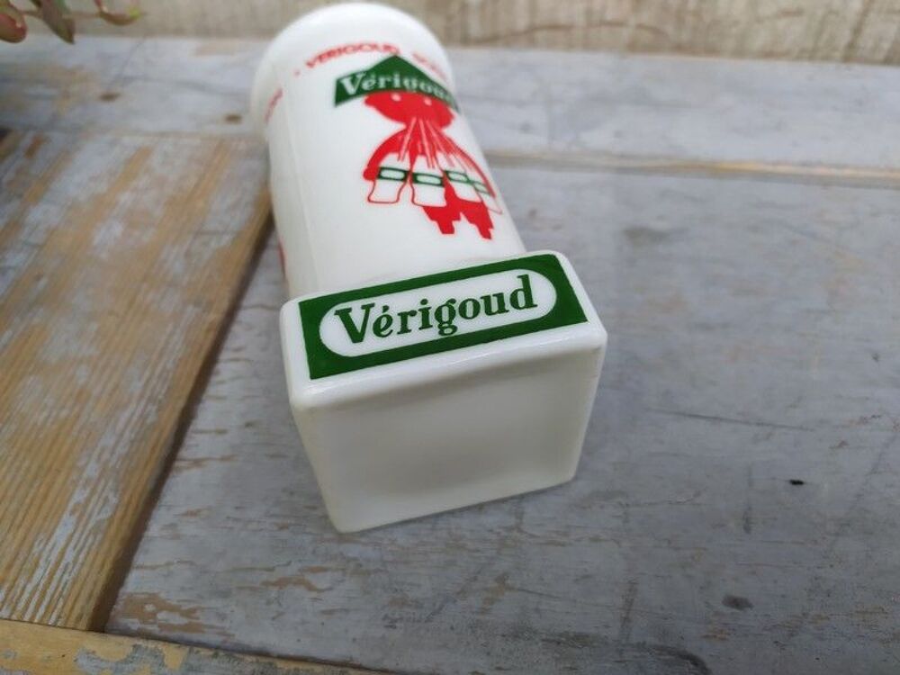  Porte-Pailles Verre Publicitaire Boisson V&eacute;rigoud Vintage 
