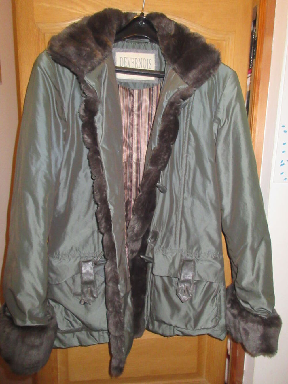 Parka vert fonc&eacute; Vêtements
