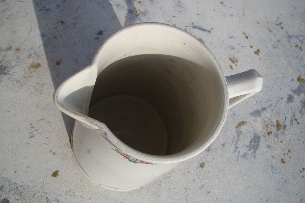 Ancien pot &agrave; lait Moulin des Loups ann&eacute;es 1930 Décoration