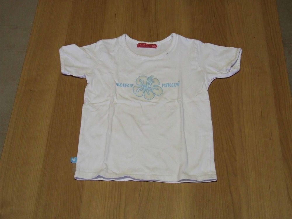 Tee-shirt manches courtes, Blanc, 8&nbsp;ans (126&nbsp;cm) TBE Vêtements enfants