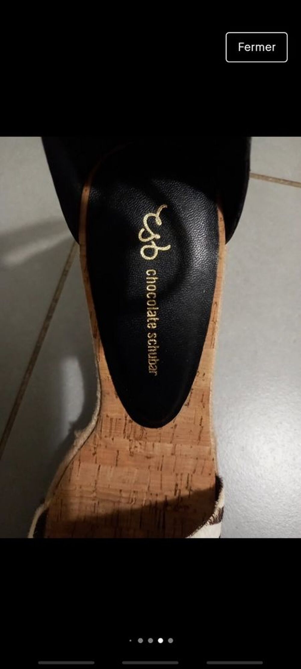 Chaussures compens&eacute;es Chaussures