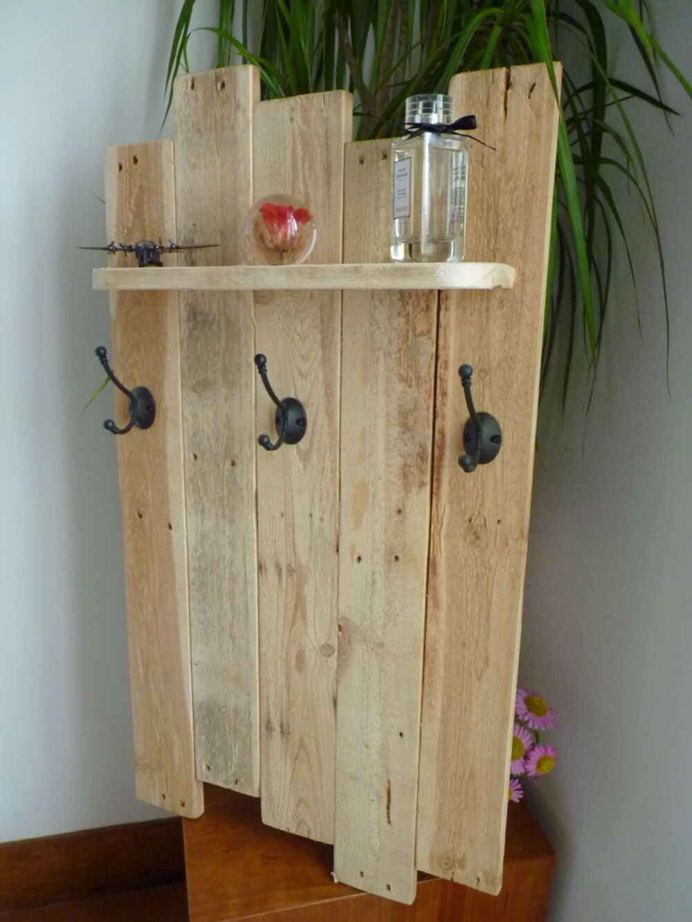 porte manteaux bois palettes Meubles