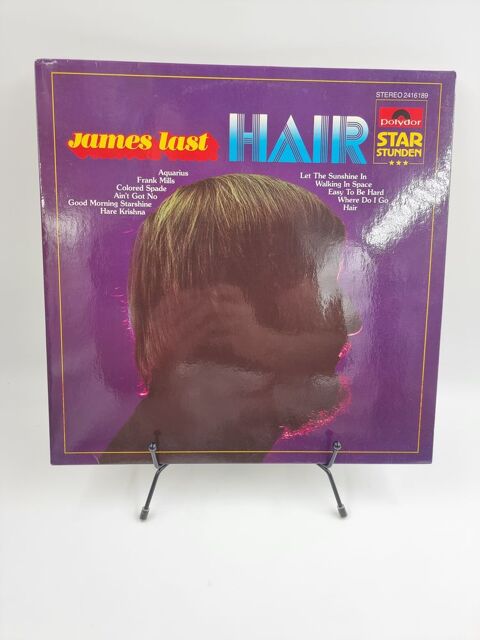 Vinyle 33 tours James Last : Hair avec fourreau 5 Vulbens (74)
