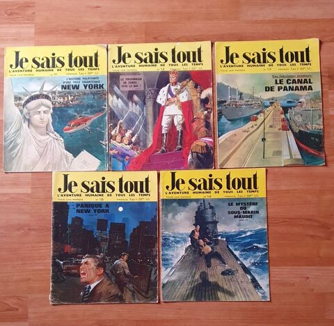 5 Magazines Je sais tout - 1969 16 Les Moli�res (91)