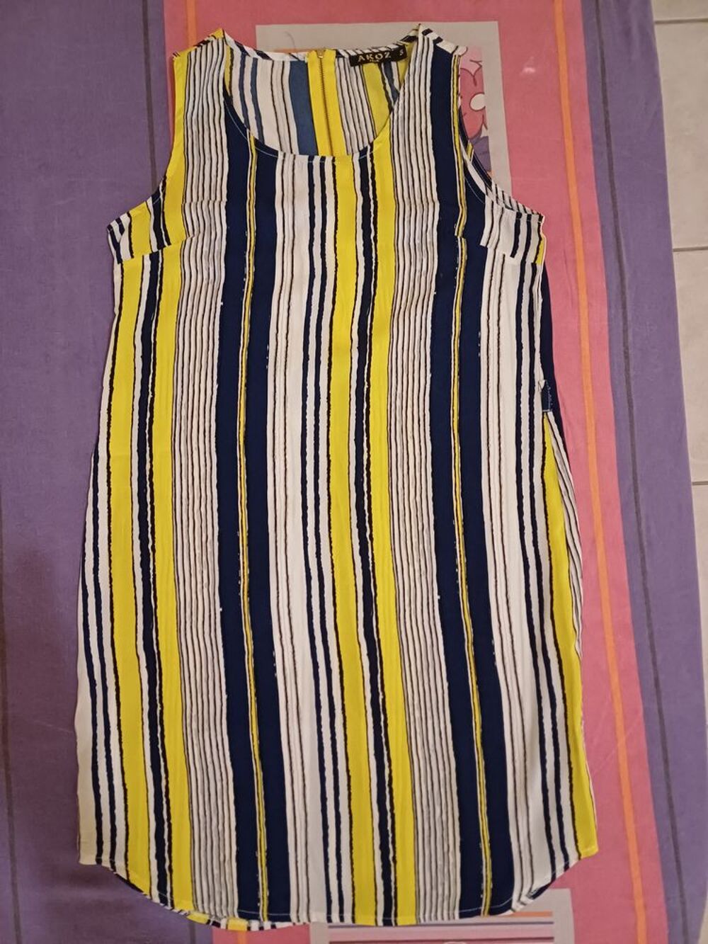 Robe &agrave; rayures Vêtements