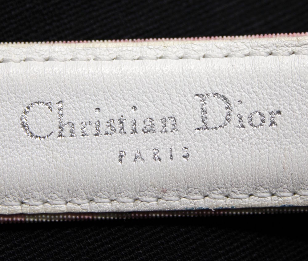 Ceinture rose et blanc CHRISTIAN DIOR Maroquinerie