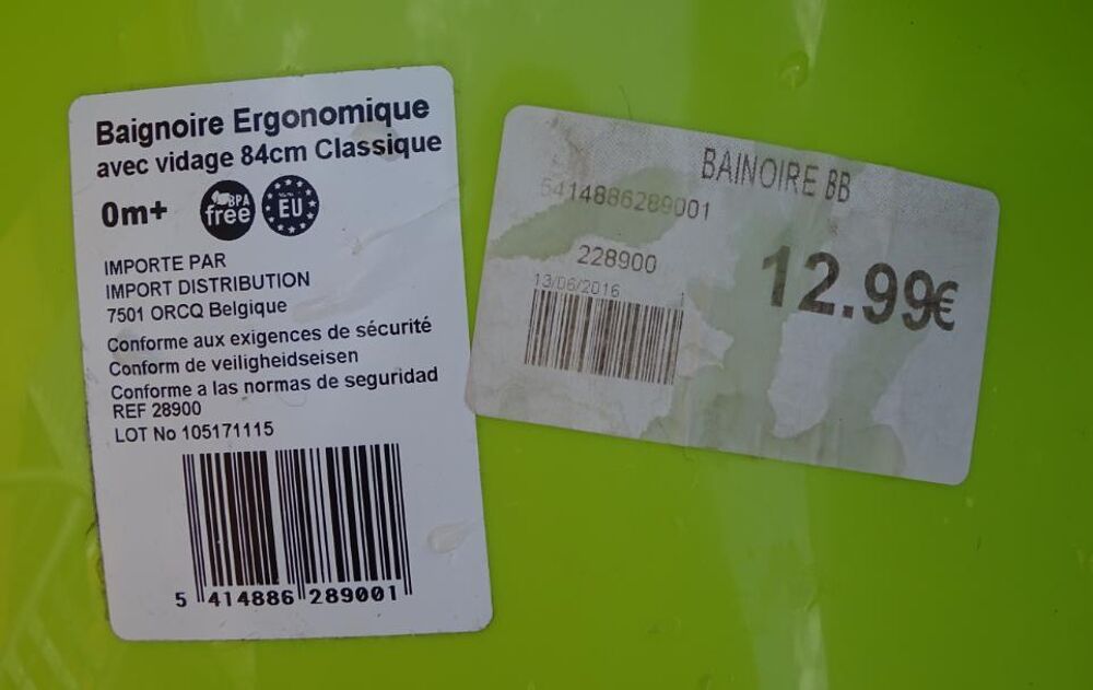 baignoire ergonomique pour b&eacute;b&eacute; Puériculture
