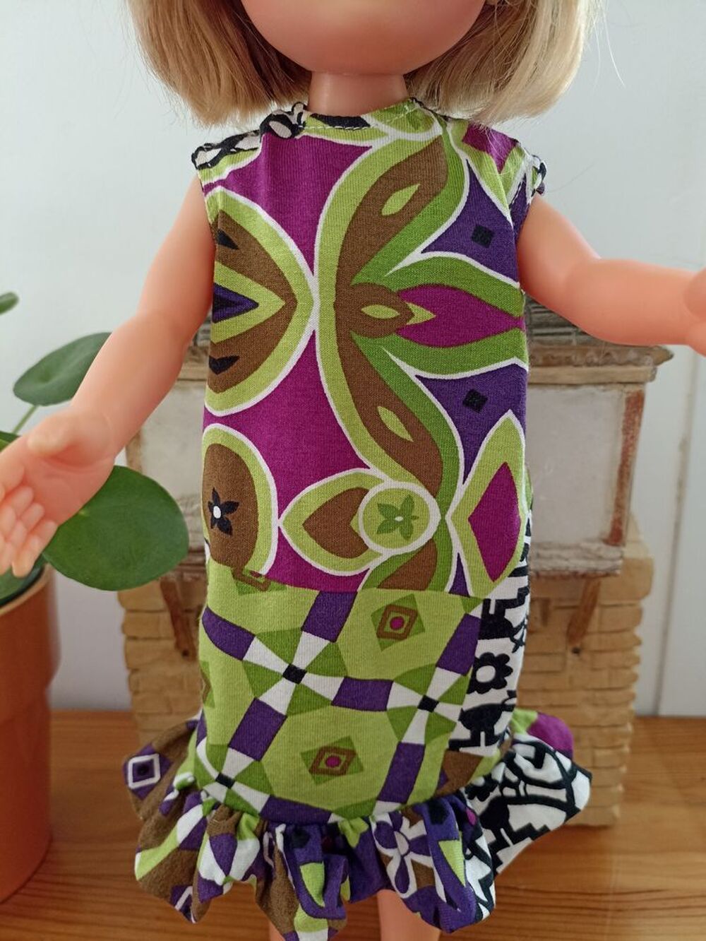 Robe Soumaya pour poup&eacute;e Nancy Jeux / jouets