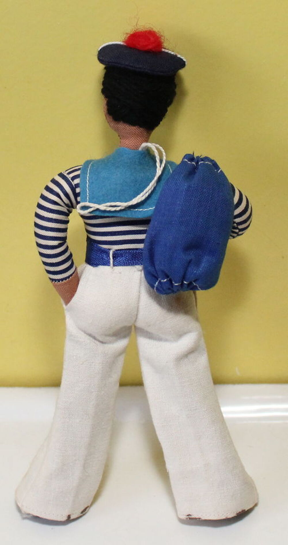 Poup&eacute;e de chiffon, marin fumeur 1960 Jeux / jouets