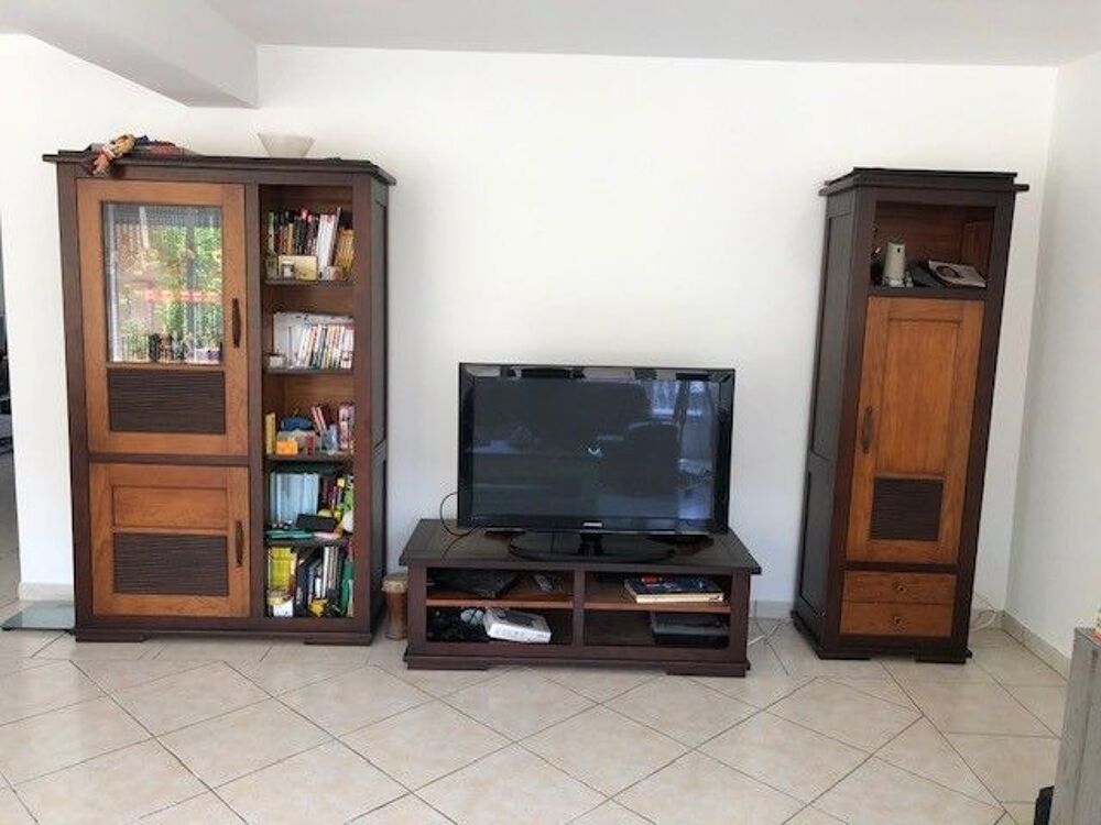 Ensemble meubles salons en v&eacute;ritable TEK Meubles