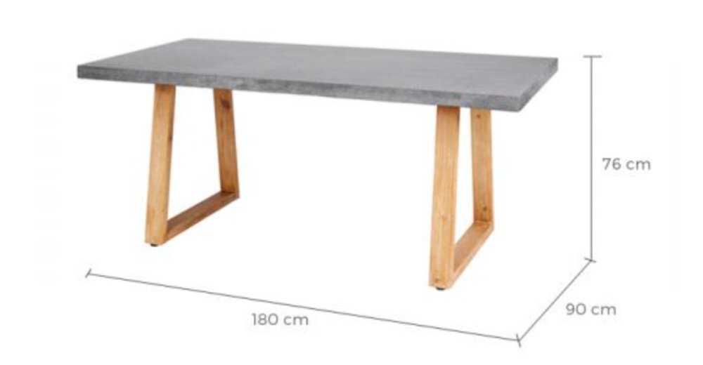 Grand bureau/table lavastone Meubles