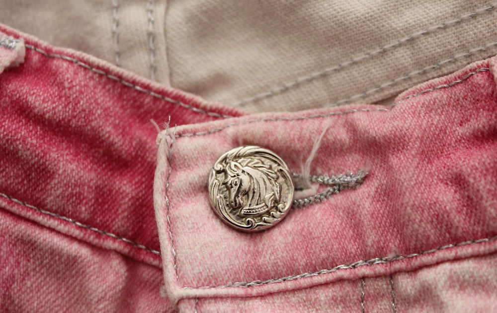 Pantalon rose gerbera ROBERTO CAVALLI 
T.S ou 36 Fr Vtements