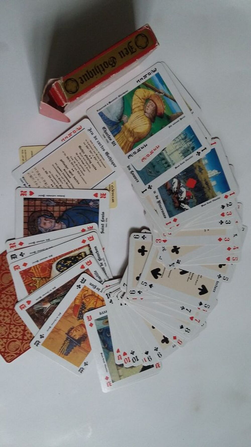 Jeu de cartes Dusserre : Jeu Gothique 