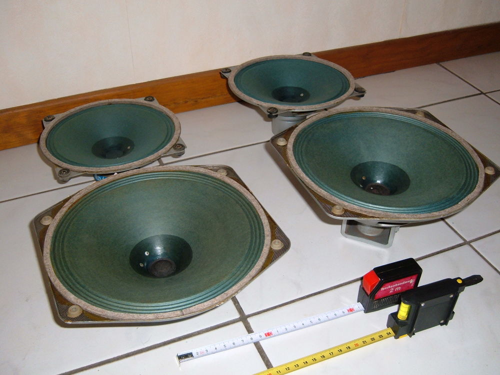 large bande alnico bicones et autres Haut Parleurs vintages Audio et hifi