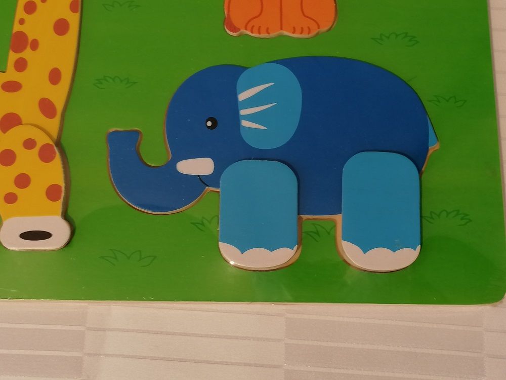 Puzzle en Bois La Girafe et ses Amis Jeux / jouets